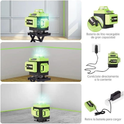 NIVEL LASER VERDE 16 LINEAS L FINE 360